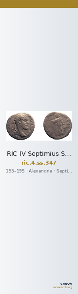 RIC IV Septimius Severus 347 — CANOA