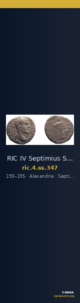 RIC IV Septimius Severus 347 — CANOA