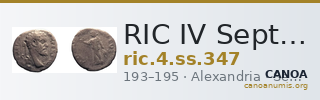RIC IV Septimius Severus 347 — CANOA