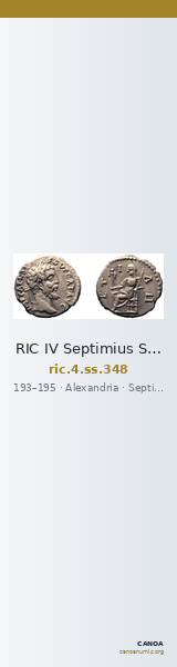 RIC IV Septimius Severus 348 — CANOA