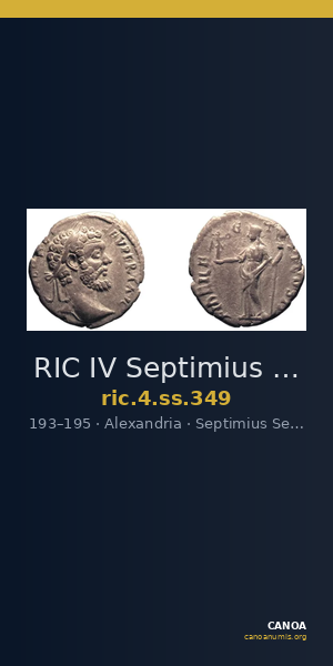 RIC IV Septimius Severus 349 — CANOA