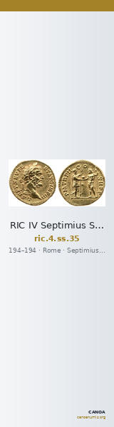 RIC IV Septimius Severus 35 — CANOA