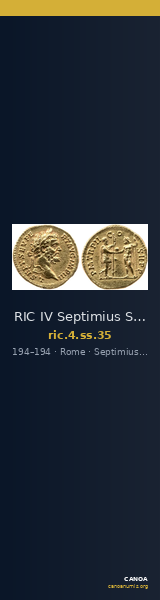 RIC IV Septimius Severus 35 — CANOA
