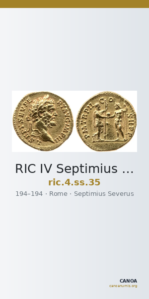 RIC IV Septimius Severus 35 — CANOA