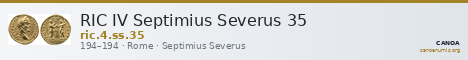 RIC IV Septimius Severus 35 — CANOA