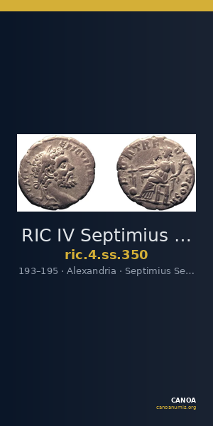 RIC IV Septimius Severus 350 — CANOA
