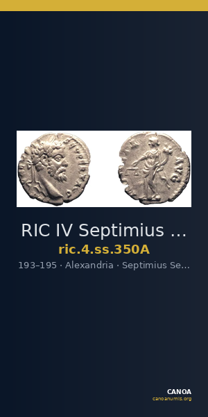 RIC IV Septimius Severus 350A — CANOA