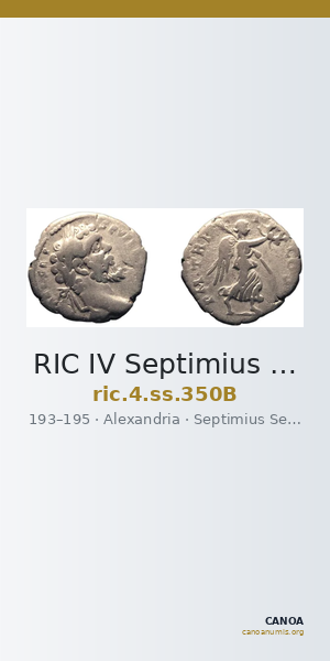 RIC IV Septimius Severus 350B — CANOA