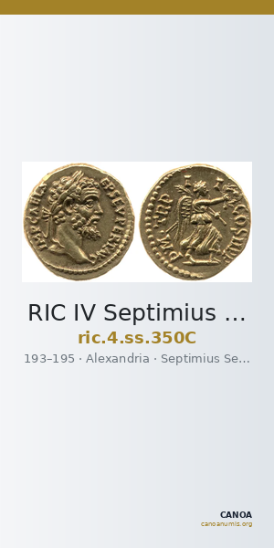 RIC IV Septimius Severus 350C — CANOA
