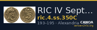 RIC IV Septimius Severus 350C — CANOA