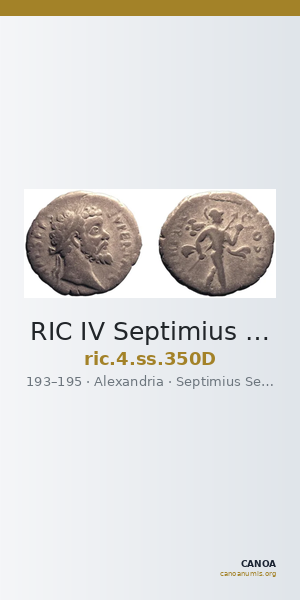 RIC IV Septimius Severus 350D — CANOA