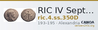 RIC IV Septimius Severus 350D — CANOA
