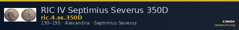 RIC IV Septimius Severus 350D — CANOA