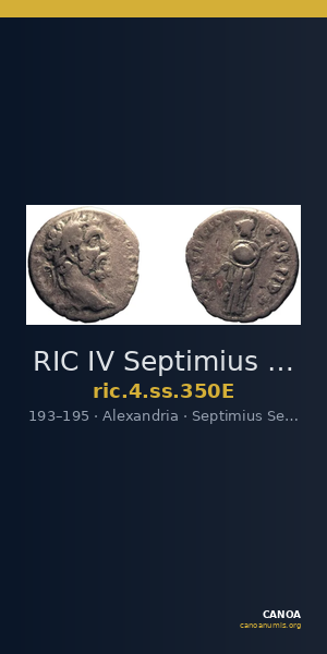 RIC IV Septimius Severus 350E — CANOA