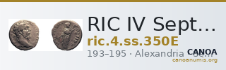RIC IV Septimius Severus 350E — CANOA