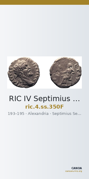 RIC IV Septimius Severus 350F — CANOA