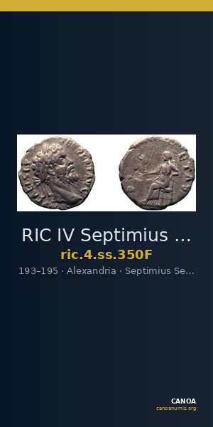 RIC IV Septimius Severus 350F — CANOA