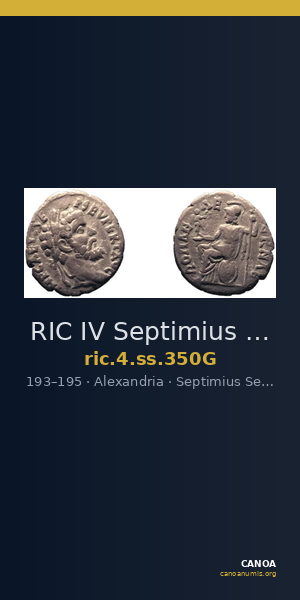 RIC IV Septimius Severus 350G — CANOA