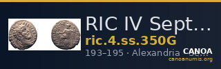 RIC IV Septimius Severus 350G — CANOA