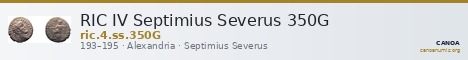 RIC IV Septimius Severus 350G — CANOA