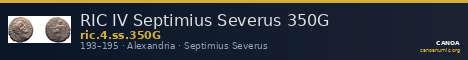 RIC IV Septimius Severus 350G — CANOA