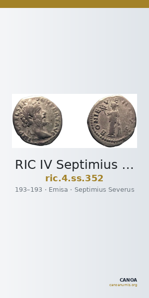 RIC IV Septimius Severus 352 — CANOA