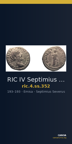 RIC IV Septimius Severus 352 — CANOA