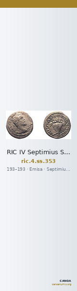 RIC IV Septimius Severus 353 — CANOA