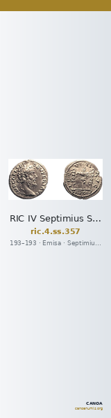 RIC IV Septimius Severus 357 — CANOA