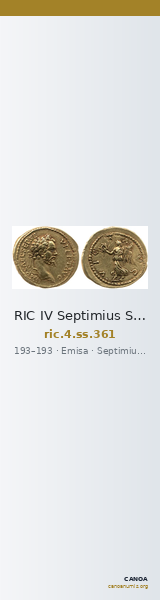 RIC IV Septimius Severus 361 — CANOA