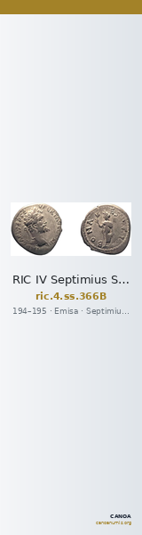 RIC IV Septimius Severus 366B — CANOA
