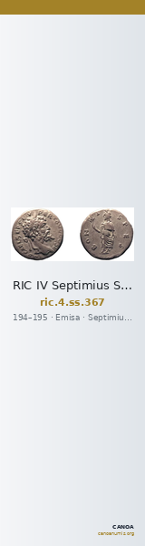 RIC IV Septimius Severus 367 — CANOA