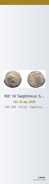 RIC IV Septimius Severus 369 — CANOA