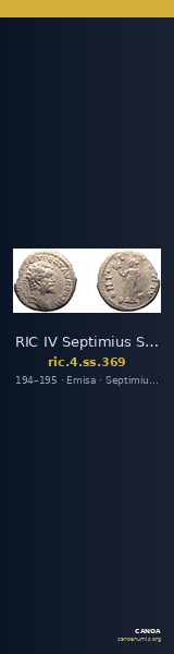 RIC IV Septimius Severus 369 — CANOA