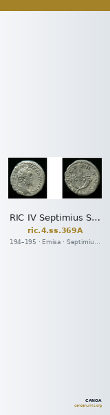 RIC IV Septimius Severus 369A — CANOA