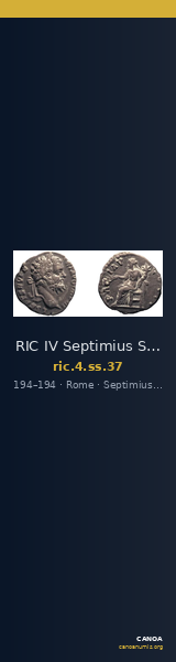 RIC IV Septimius Severus 37 — CANOA