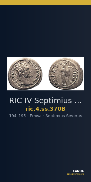 RIC IV Septimius Severus 370B — CANOA