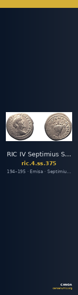 RIC IV Septimius Severus 375 — CANOA
