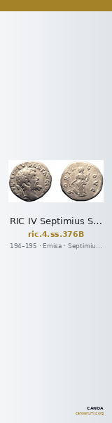 RIC IV Septimius Severus 376B — CANOA