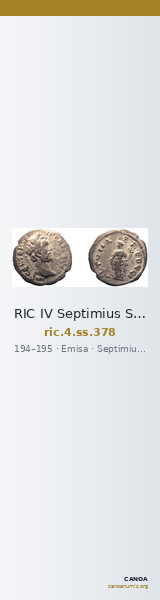 RIC IV Septimius Severus 378 — CANOA