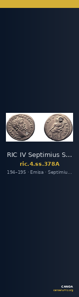 RIC IV Septimius Severus 378A — CANOA