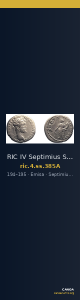 RIC IV Septimius Severus 385A — CANOA