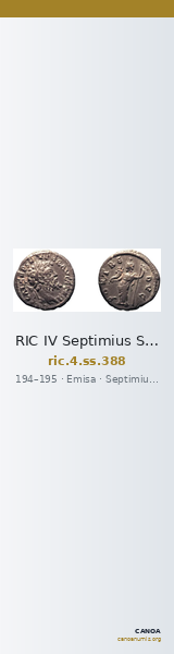 RIC IV Septimius Severus 388 — CANOA