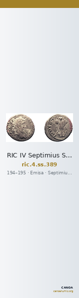 RIC IV Septimius Severus 389 — CANOA