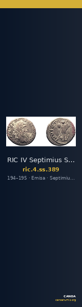 RIC IV Septimius Severus 389 — CANOA