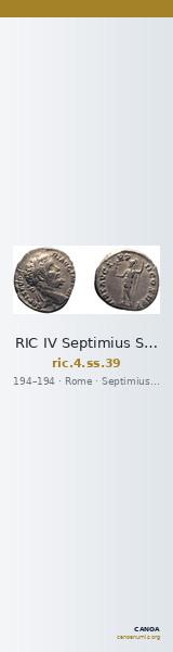 RIC IV Septimius Severus 39 — CANOA