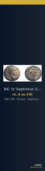 RIC IV Septimius Severus 390 — CANOA