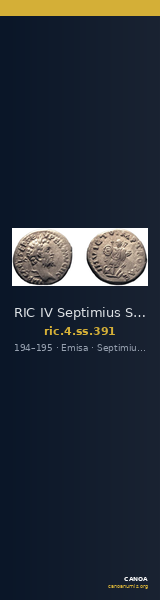 RIC IV Septimius Severus 391 — CANOA
