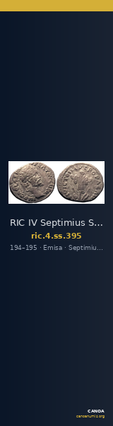 RIC IV Septimius Severus 395 — CANOA