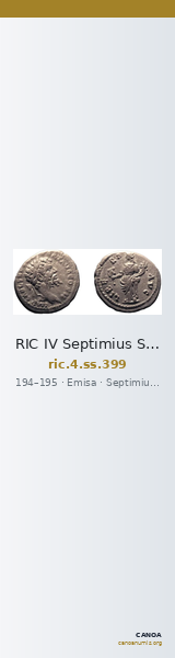 RIC IV Septimius Severus 399 — CANOA